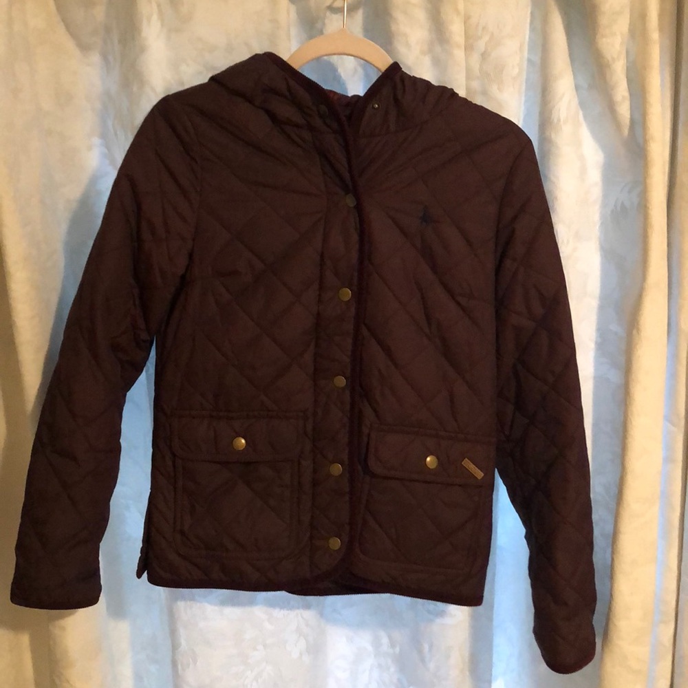 Down coat maroon